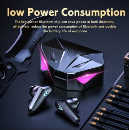 X15 TWS Wireless Gaming Earbuds – Ultra-Low Latency & HD Bass-Free Shipping
